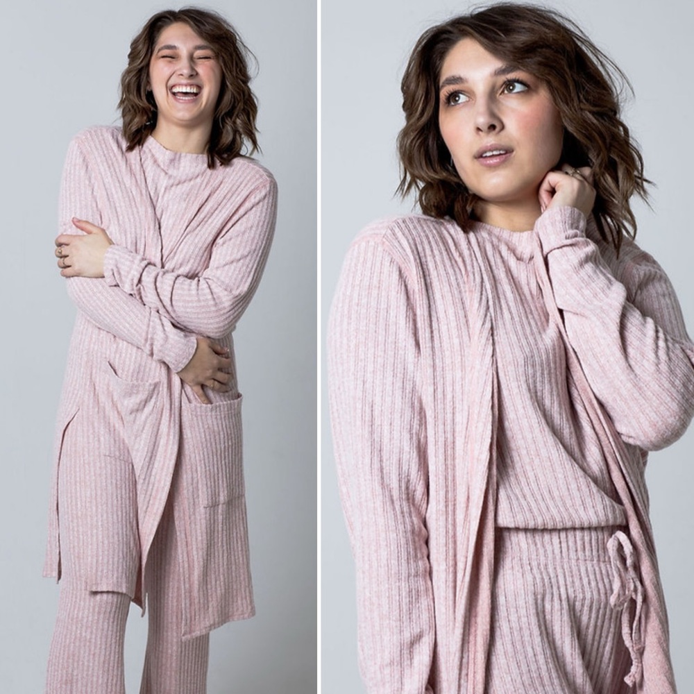 SUPER SOFT 3 piece lounge set - NWT size large - Picture 2 of 11